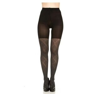 Love‎ Your Assets by Sara Blakely Black Diamond Tights Size 5 NEW Lot of 2 pairs